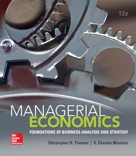 Beispielbild fr Managerial Economics (The Mcgraw-hill Economics Series) zum Verkauf von Zoom Books Company