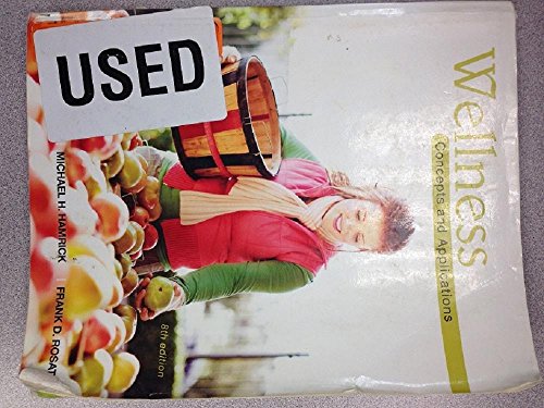Immagine dell'editore per Wellness : Concepts and Applications venduto da Better World Books