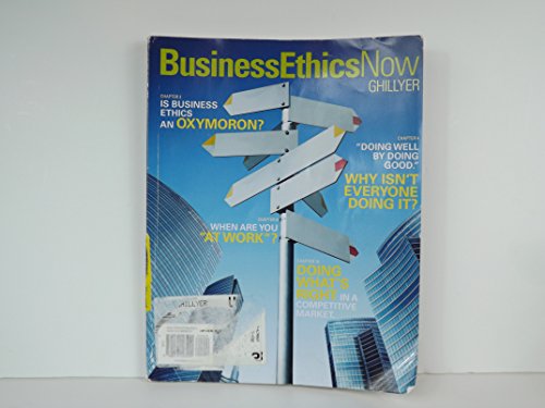 Imagen de archivo de Business Ethics Now a la venta por Indiana Book Company