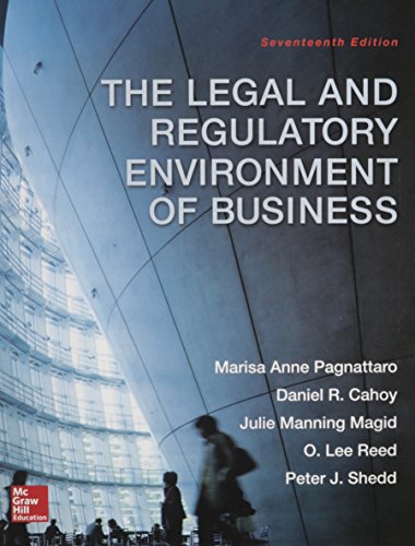 9780078023859: The Legal and Regulatory Environment of Business (IRWIN BUSINESS LAW)