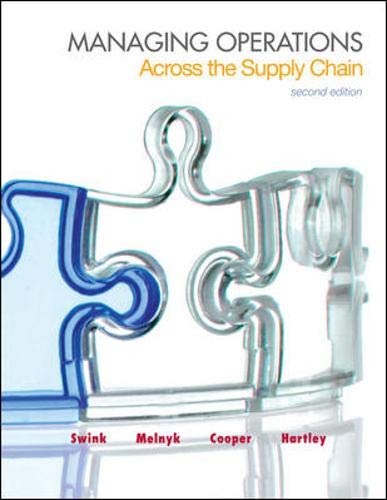 Beispielbild fr Managing Operations Across the Supply Chain (The Mcgraw-hill/Irwin Series in Operations and Decision Sciences) zum Verkauf von BooksRun