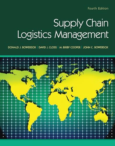 9780078024054: Supply Chain Logistics Management (IRWIN OPERATIONS/DEC SCIENCES)
