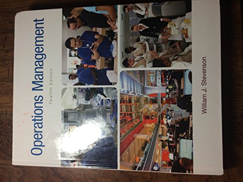 Imagen de archivo de Operations Management (McGraw-Hill Series in Operations and Decision Sciences) a la venta por BooksRun