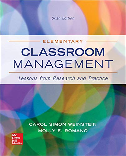 Stock image for Elementary Classroom Management: Lessons from Research and Practice for sale by HPB-Red