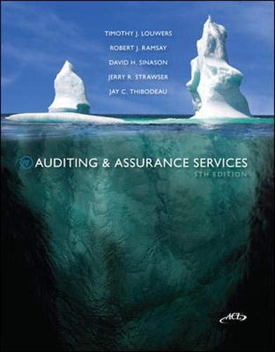 9780078025440: Auditing & Assurance Services, 5th Edition