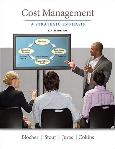 Stock image for Cost Management: A Strategic Emphasis for sale by Books From California