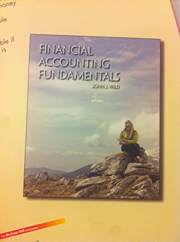 Beispielbild fr Financial Accounting Fundamentals zum Verkauf von BooksRun