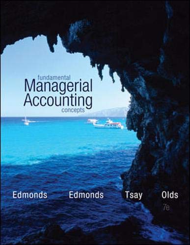 Beispielbild fr Fundamental Managerial Accounting Concepts zum Verkauf von Better World Books