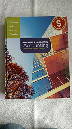 Imagen de archivo de Financial & Managerial Accounting a la venta por Your Online Bookstore