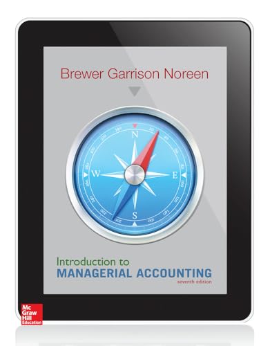 Beispielbild fr Introduction to Managerial Accounting zum Verkauf von The Book Cellar, LLC