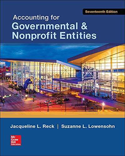 Beispielbild fr Accounting for Governmental & Nonprofit Entities zum Verkauf von BooksRun