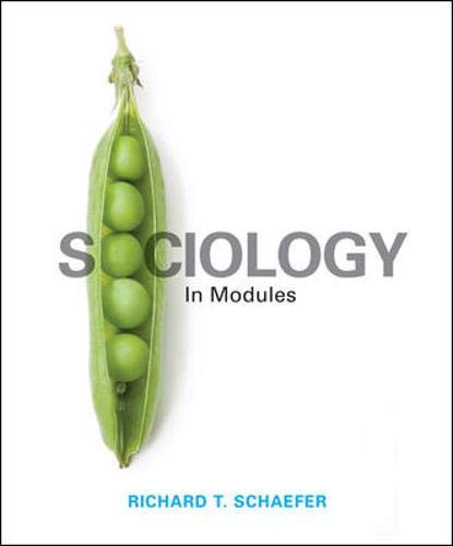 Imagen de archivo de Sociology in Modules a la venta por Jenson Books Inc