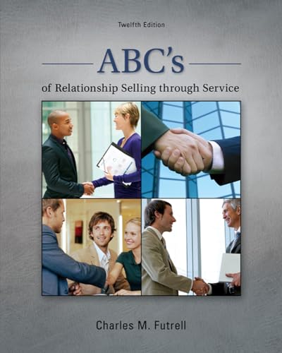 Beispielbild fr ABC's of Relationship Selling Through Service zum Verkauf von Better World Books