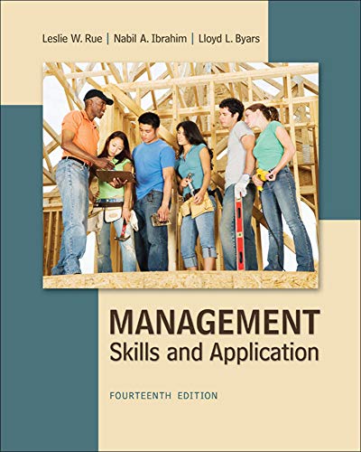 Imagen de archivo de Management: Skills & Application a la venta por ThriftBooks-Atlanta