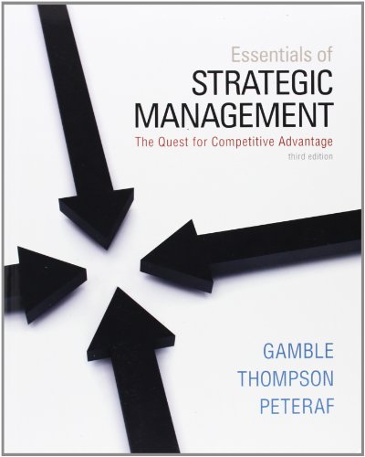 Stock image for Essentials of Strategic Management: The Quest for Competitive Advantage for sale by SecondSale