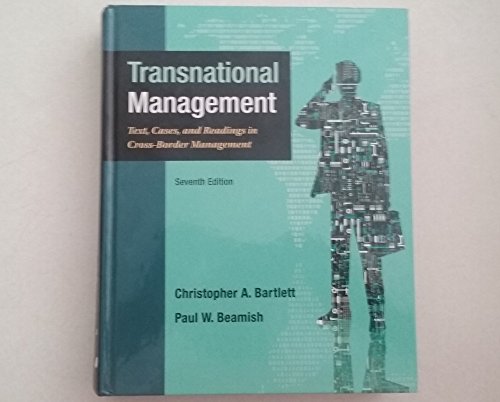 Imagen de archivo de Transnational Management: Text, Cases & Readings in Cross-Border Management a la venta por ZBK Books
