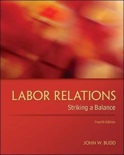 Beispielbild fr Labor Relations: Striking a Balance zum Verkauf von BooksRun