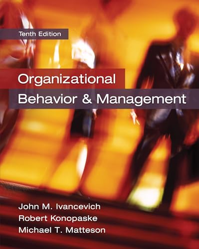 Beispielbild fr Organizational Behavior and Management zum Verkauf von BooksRun