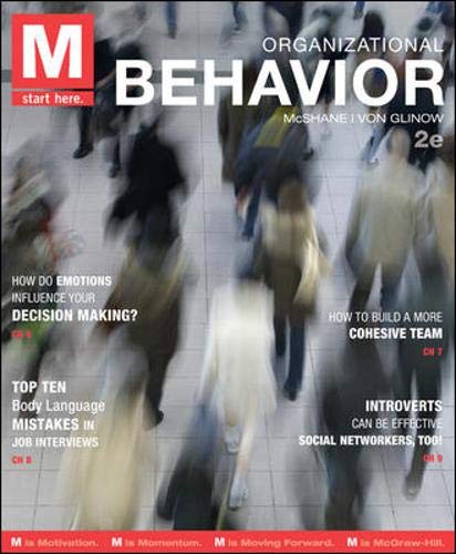 Stock image for M: Organizational Behavior for sale by HPB-Red