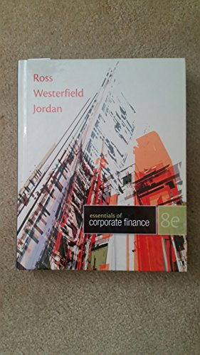 Stock image for Essentials of Corporate Finance, 8th Edition - standalone book for sale by Jenson Books Inc