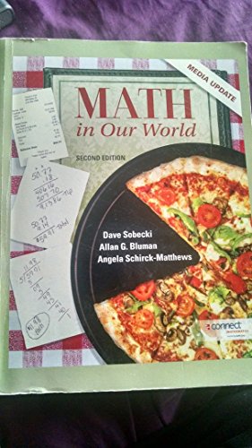 Imagen de archivo de Math In Our World, Media Update a la venta por Wrigley Books