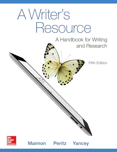 Beispielbild fr A Writers Resource (comb-version) Student Edition zum Verkauf von Hawking Books