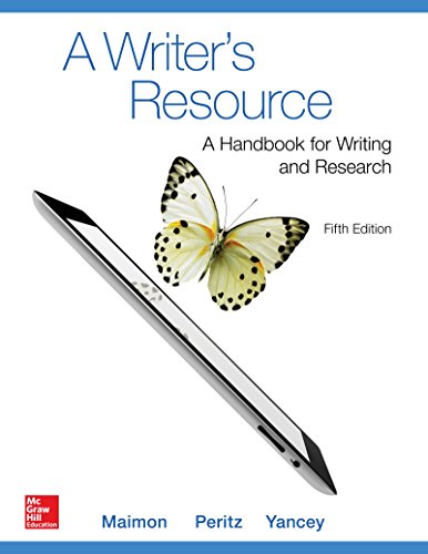 Stock image for A Writers Resource (comb-version) Student Edition for sale by Hawking Books