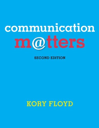 9780078036866: Communication Matters - Standalone book