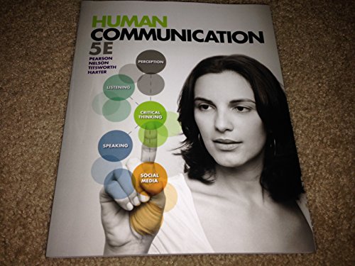 Stock image for Human Communication for sale by BooksRun