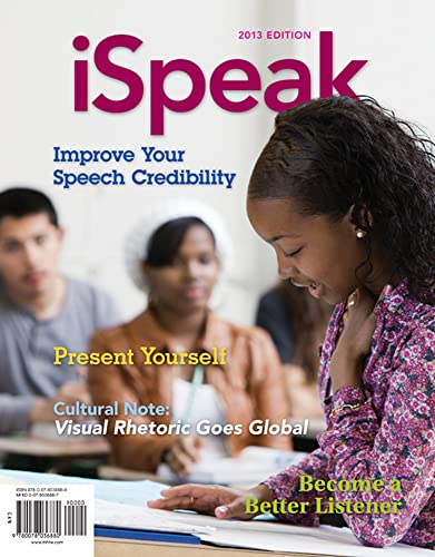 9780078036880: iSpeak: Public Speaking for Contemporary Life (COMMUNICATION)