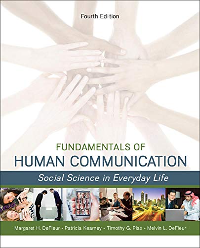 Imagen de archivo de Fundamentals of Human Communication: Social Science in Everday Life a la venta por Blue Vase Books