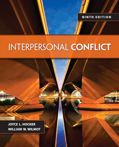 9780078036934: Interpersonal Conflict