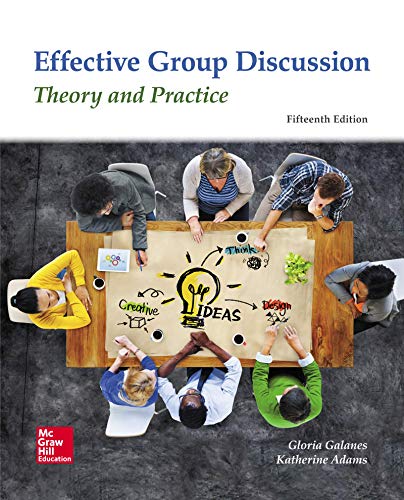 Imagen de archivo de Effective Group Discussion: Theory and Practice a la venta por Book Deals