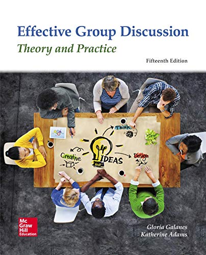 Stock image for Effective Group Discussion: Theory and Practice for sale by Byrd Books