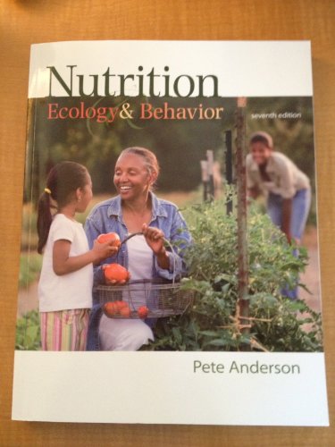 Stock image for Nutrition: Ecology and Behavior for sale by Off The Shelf