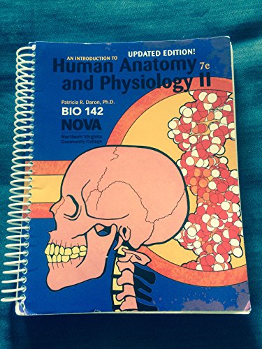 Beispielbild fr An Introduction to Human Anatomy and Physiology II 7th edition (updated edition) zum Verkauf von Wonder Book
