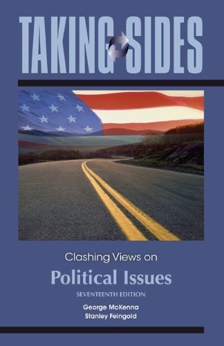 Beispielbild fr Taking Sides : Clashing Views on Political Issues zum Verkauf von Better World Books