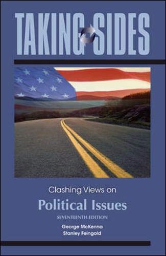 Stock image for TAKING SIDE: Clashing Views on Political Issues 17th Edition for sale by a2zbooks