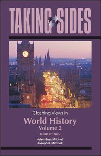 Imagen de archivo de Taking Sides: Clashing Views in World History, Volume 2: The Modern Era to the Present a la venta por BooksRun