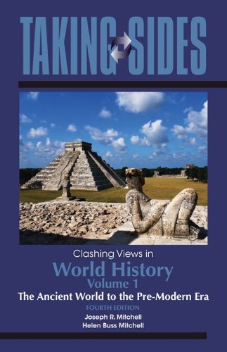 Imagen de archivo de Taking Sides: Clashing Views in World History, Volume 1: The Ancient World to the Pre-Modern Era (Annual Editions) a la venta por BooksRun