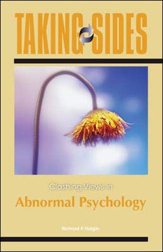 Taking Sides: Clashing Views in Abnormal Psychology (Annual Editions) (9780078050169) by Halgin, Richard