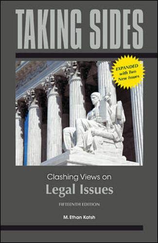 Stock image for Taking Sides: Clashing Views on Legal Issues, Expanded for sale by BookHolders