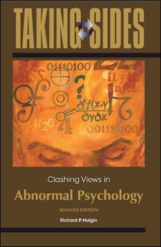 Imagen de archivo de Taking Sides: Clashing Views in Abnormal Psychology a la venta por ThriftBooks-Dallas