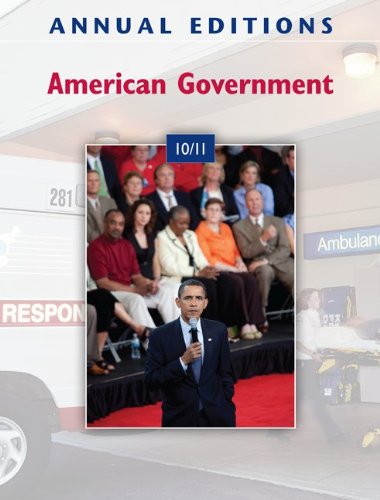 Annual Editions: American Government 10/11 (9780078050572) by Stinebrickner, Bruce