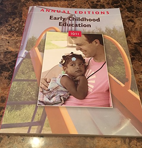 Stock image for Annual Editions: Early Childhood Education 10/11 for sale by SecondSale