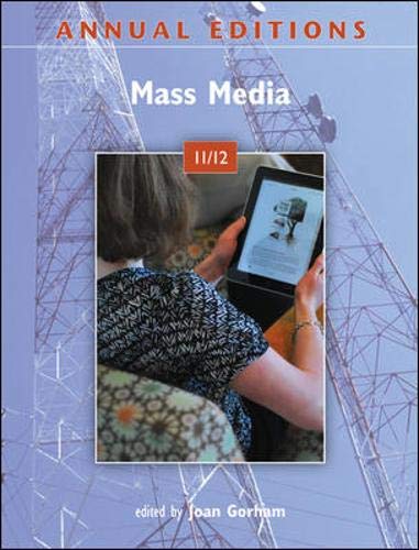 9780078050909: Annual Editions: Mass Media 11/12