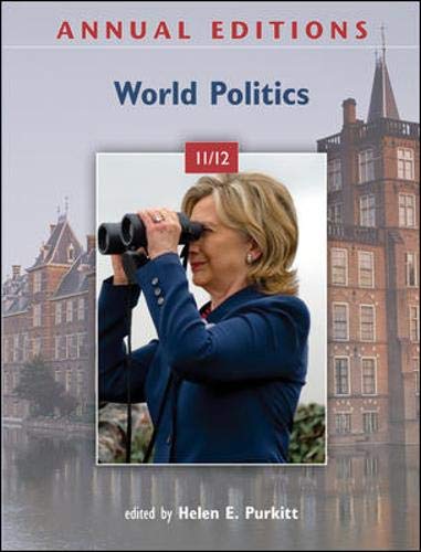 Imagen de archivo de Annual Editions: World Politics 11/12 a la venta por BooksRun