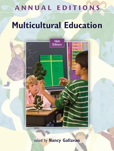 Beispielbild fr Annual Editions: Multicultural Education, 16/e zum Verkauf von SecondSale