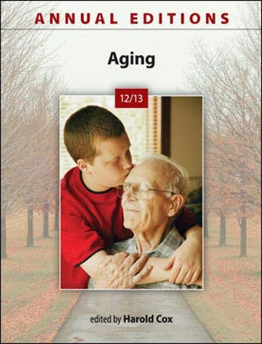 Imagen de archivo de Annual Editions: Aging 12/13 a la venta por SecondSale