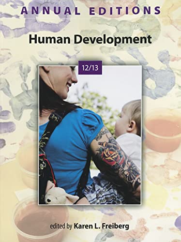 Imagen de archivo de Annual Editions: Human Development 12/13 a la venta por HPB-Red